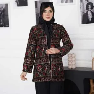 کت مخمل تمام سوزن دوزی