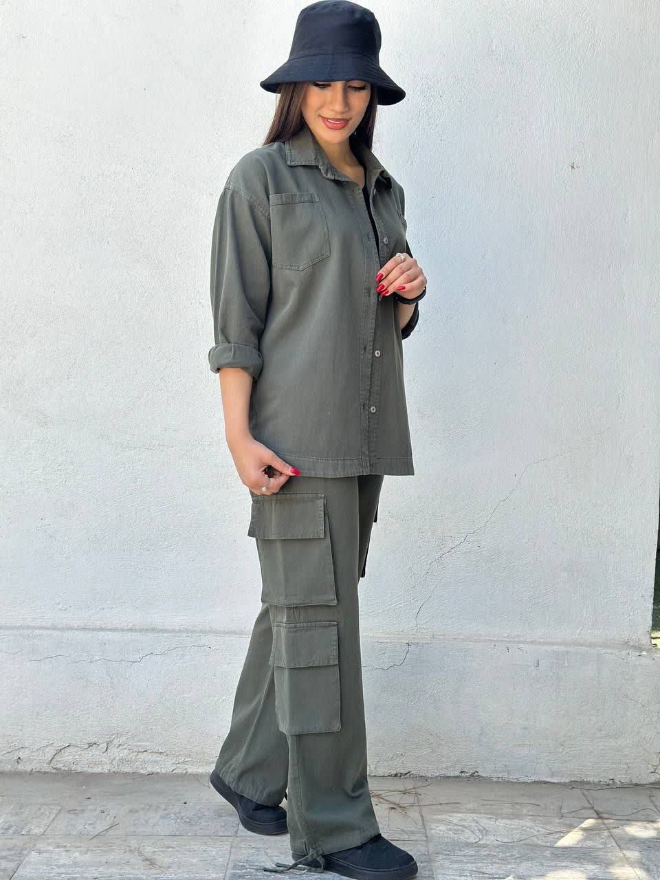 شلوار کارگو کمرکش