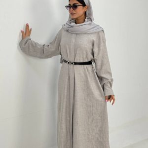 شانل بلند دکمه مخفی