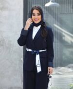 کت با شلوار فول بگ جدید با کمربند دیور - تصویر 2