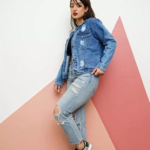 کت جین کوتاه