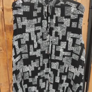 تاپ گل آستر دار (پارچه حریر شیفون)