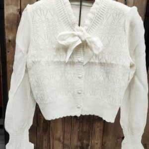 بلوز بافت آستین حریر کرواتی