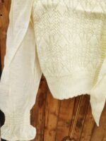 بلوز بافت آستین حریر کرواتی - تصویر 4