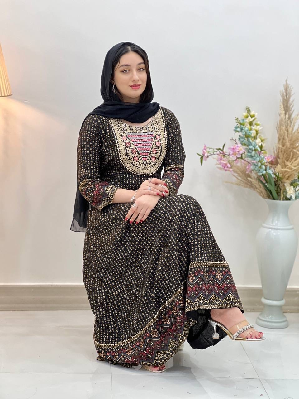 پیراهن نخی(کورتی) هندی جدید