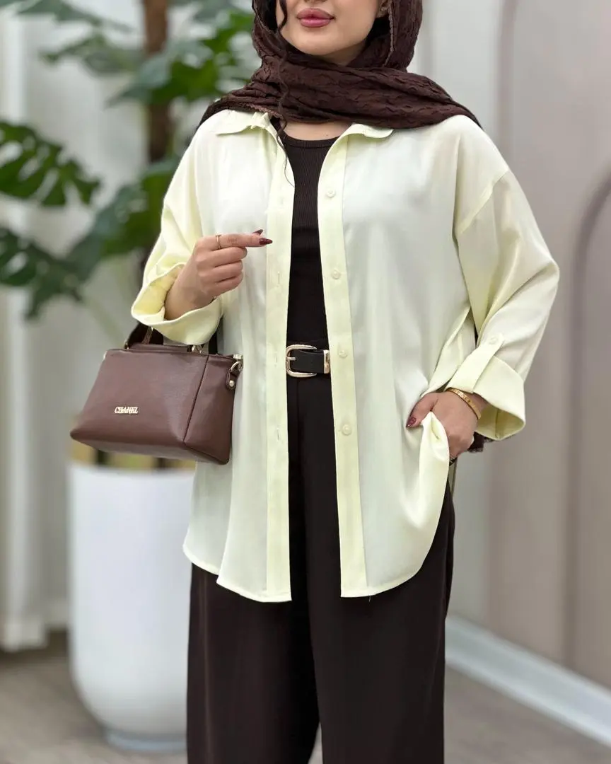 شومیز کرپ وارداتی ژولیا ونو 105 - تصویر 20