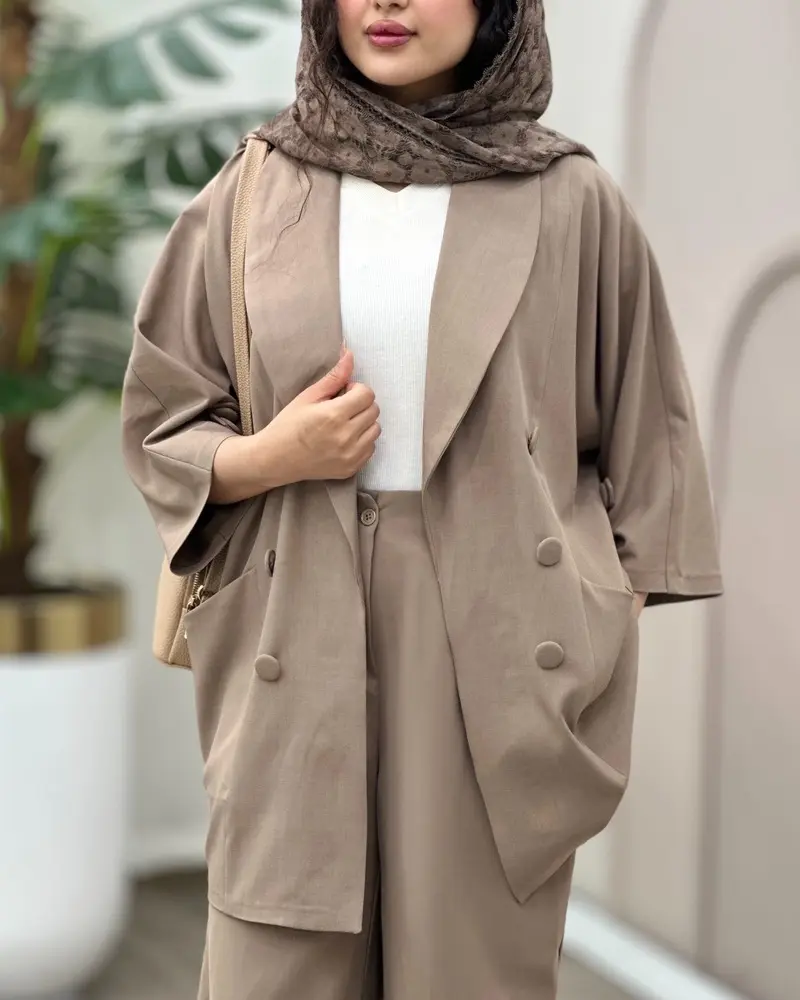 کت یقه آرشال شش دکمه1