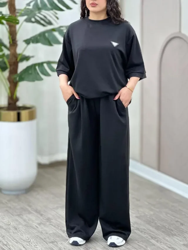 ست پرادا زنانه وارداتی؛ شیک، لش و راحت با کتان سیلک نرم و لطیف